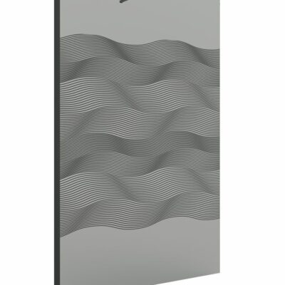 cabine de douche black even fumé par salgar