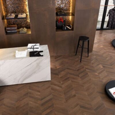 carrelage metaline aspect metal italgraniti