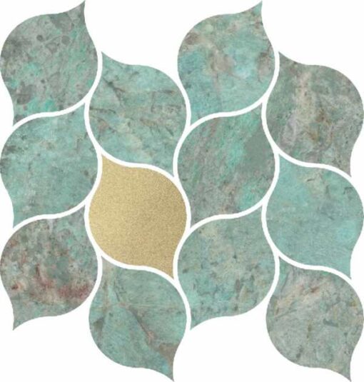 mosaico amazonite leaves