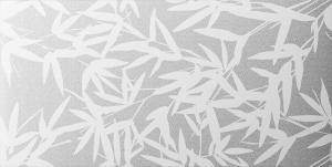 Bamboo white golden plata brillo