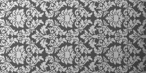 Damask black golden plata brillo