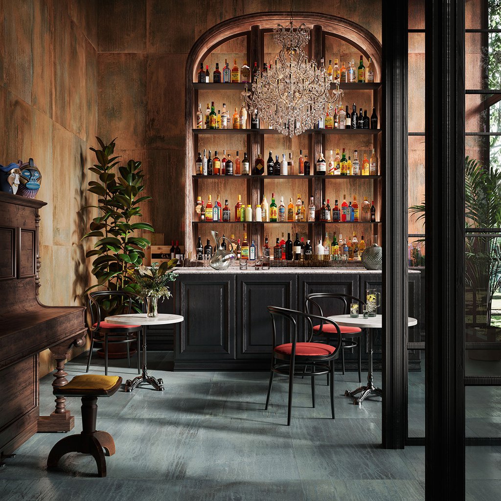 carrelage dripart verdigris