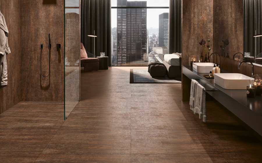 carrelage linea cosmos corten 100x300