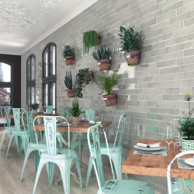 faïence atelier smoke mate 7,5x30 cm