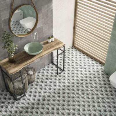 faïence berlin graphite glossy 14,7x14,7