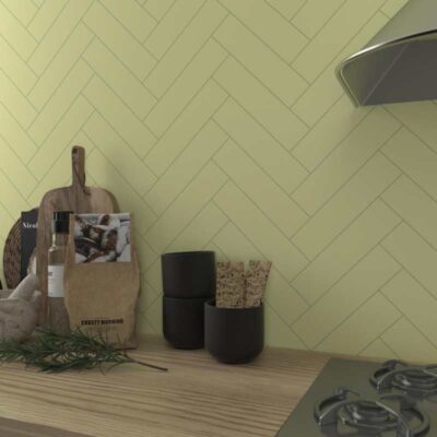 faïence flat mustard matt