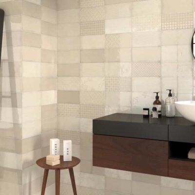 faïence lumière décor caramel