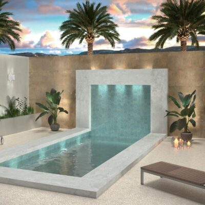 faïence magnet tropic mint 15x17