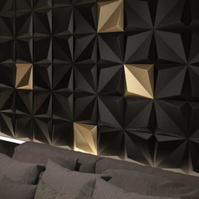 faïence origami gold