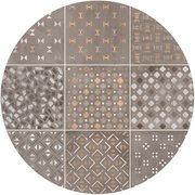 Ritual patchwork brown