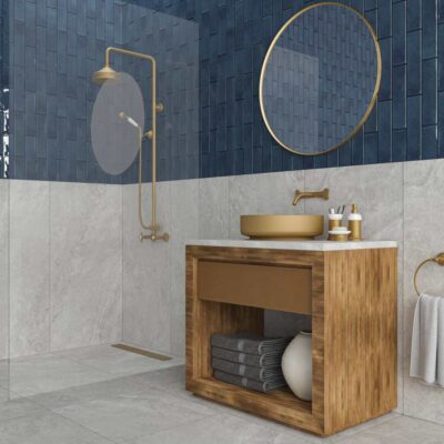 faïence harlequin lagoon