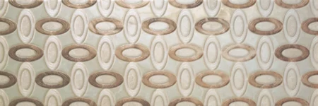 Louisiania 9516 crema circle decor 30×90