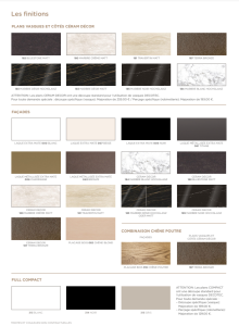 Nuancier KARMA meuble de vasque