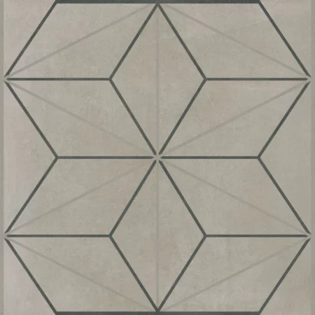 Phoenix 1845 smoke Decor Rect