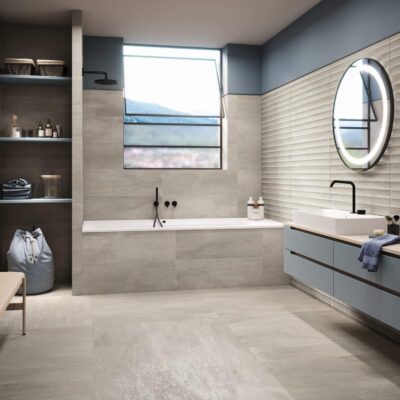 faïence akai 9542 taupe relieve kimura taupe 30x90