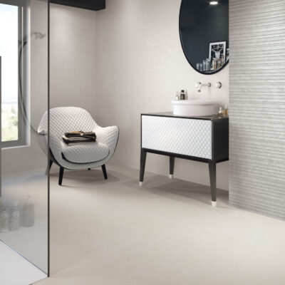 faïence amberes 8208 White Silver Relieve 333x80