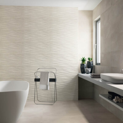 faïence manhattan 8200 perla gris perla relieve 333x80