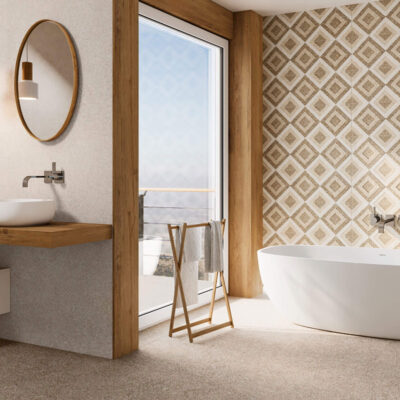 faïence verona 9534 sand silk sand relieve cube 30x90