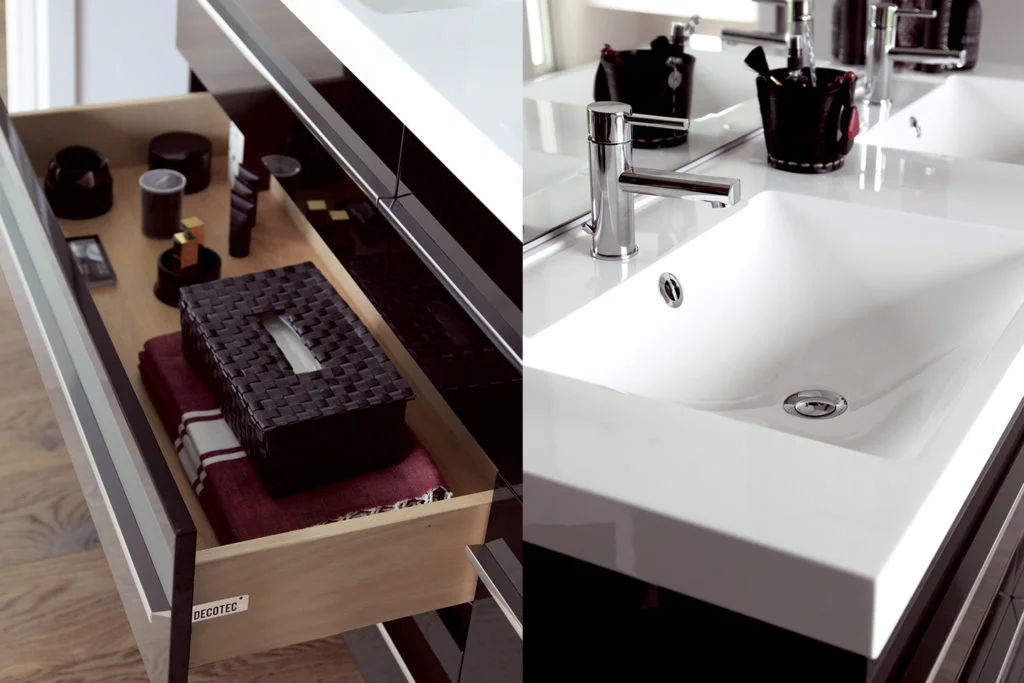 tirroirs meuble de vasque Rivoli decotec