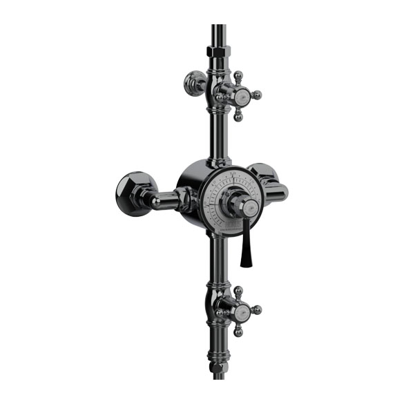 Colonne mitigeur thermostatique à cadran détail