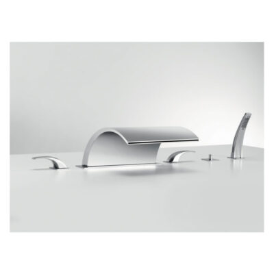 mélangeur-bain-douche-6 trous-sur-gorge