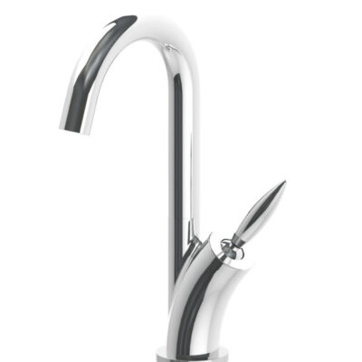 Mitigeur lave-mains Flamme avec manette métal, bec mobile