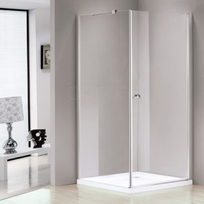 paroi avec porte pivotante et paroi laterale fixe venus