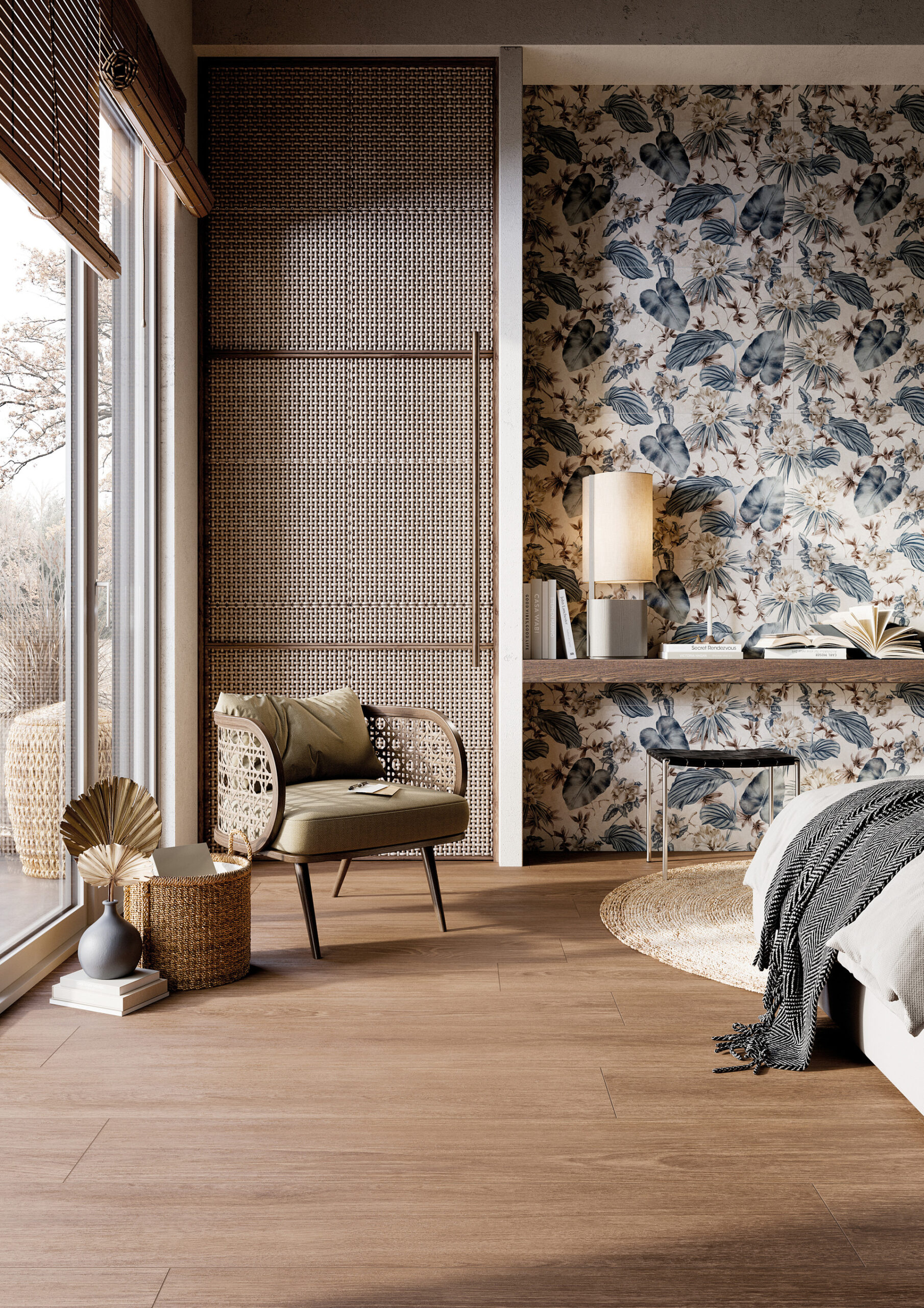 carrelage OUDH OU05 25x150 JARDIN Chambre à coucher