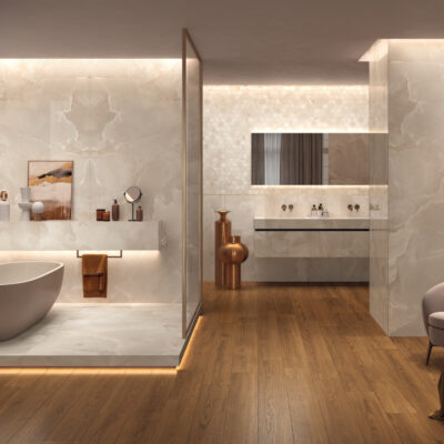 arrelage Onyce ON01 coconut 120X278 mirage ceramiche