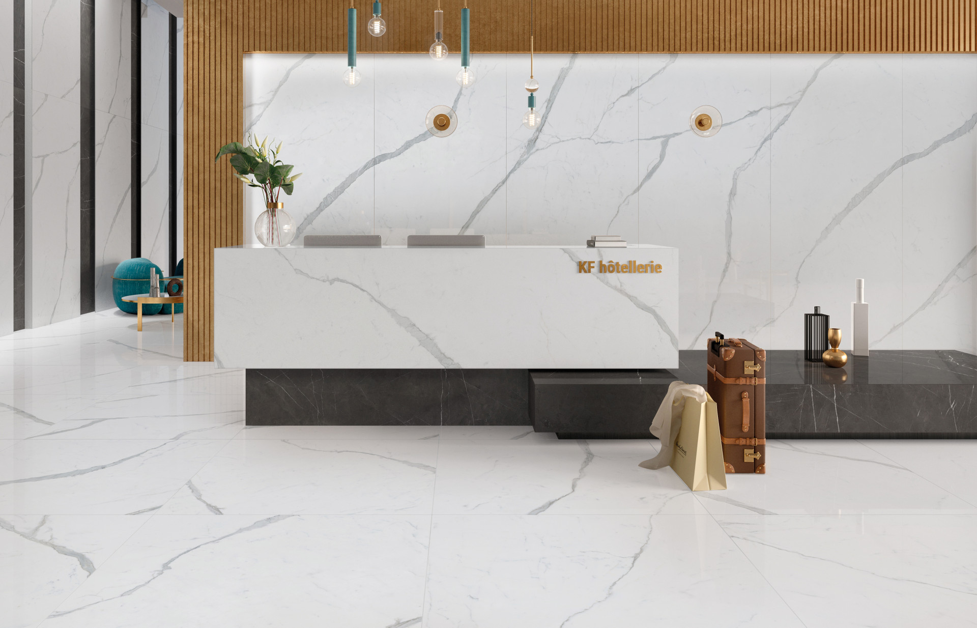 carrelage JOLIE JL01 120x120 Hall Lobby