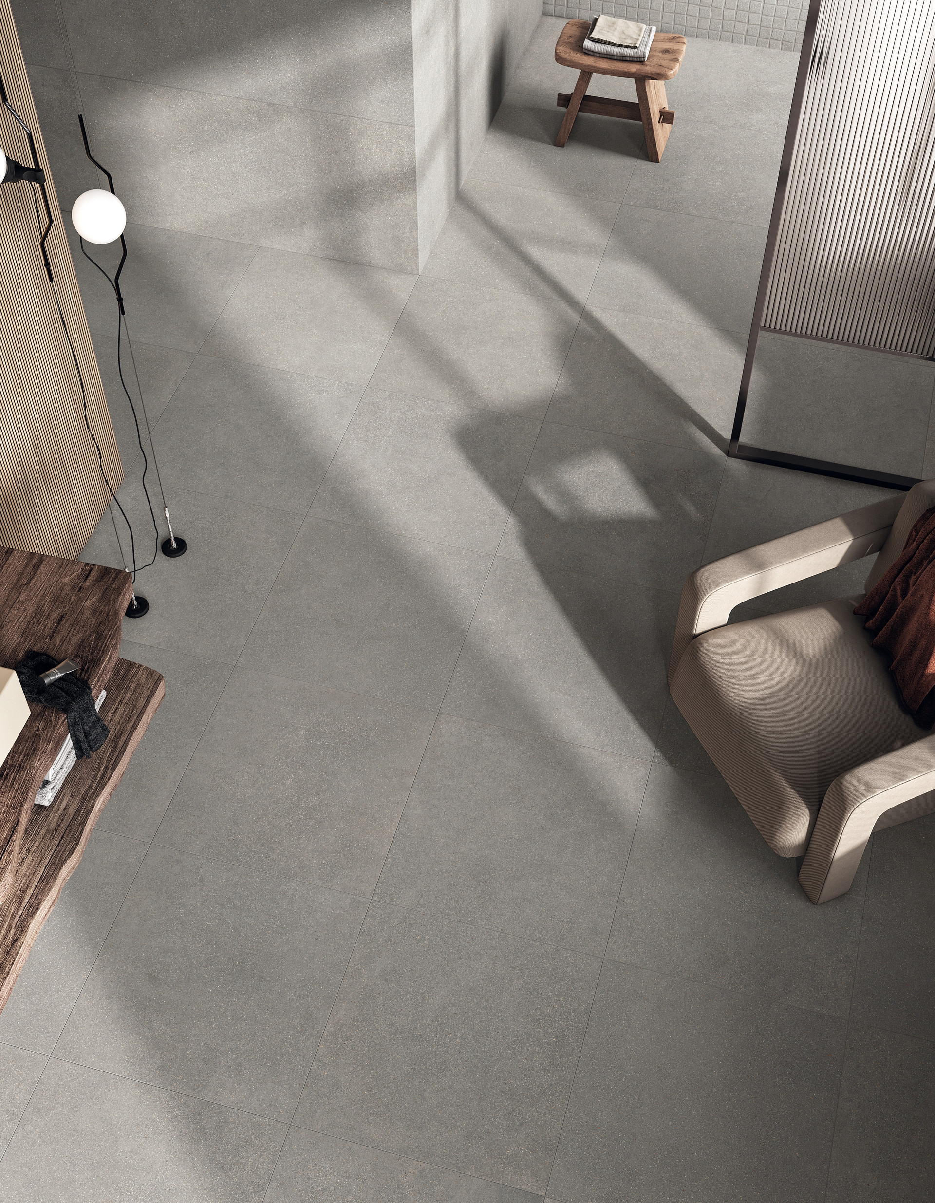 ReConcrete RO05 Storm 60X60 Bathroom de mirage ceramiche