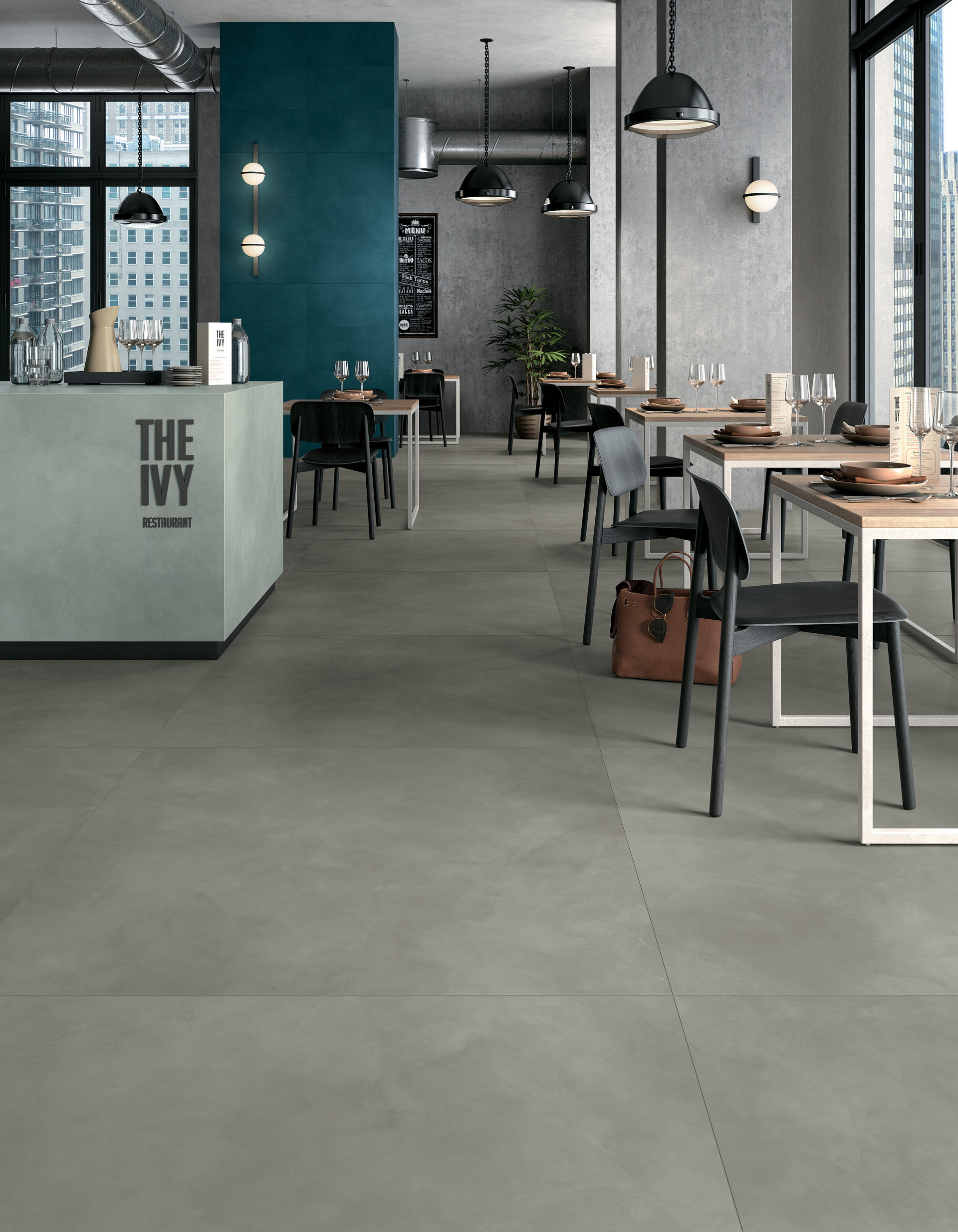 carrelage CLAY CL03 120x120 Restaurant