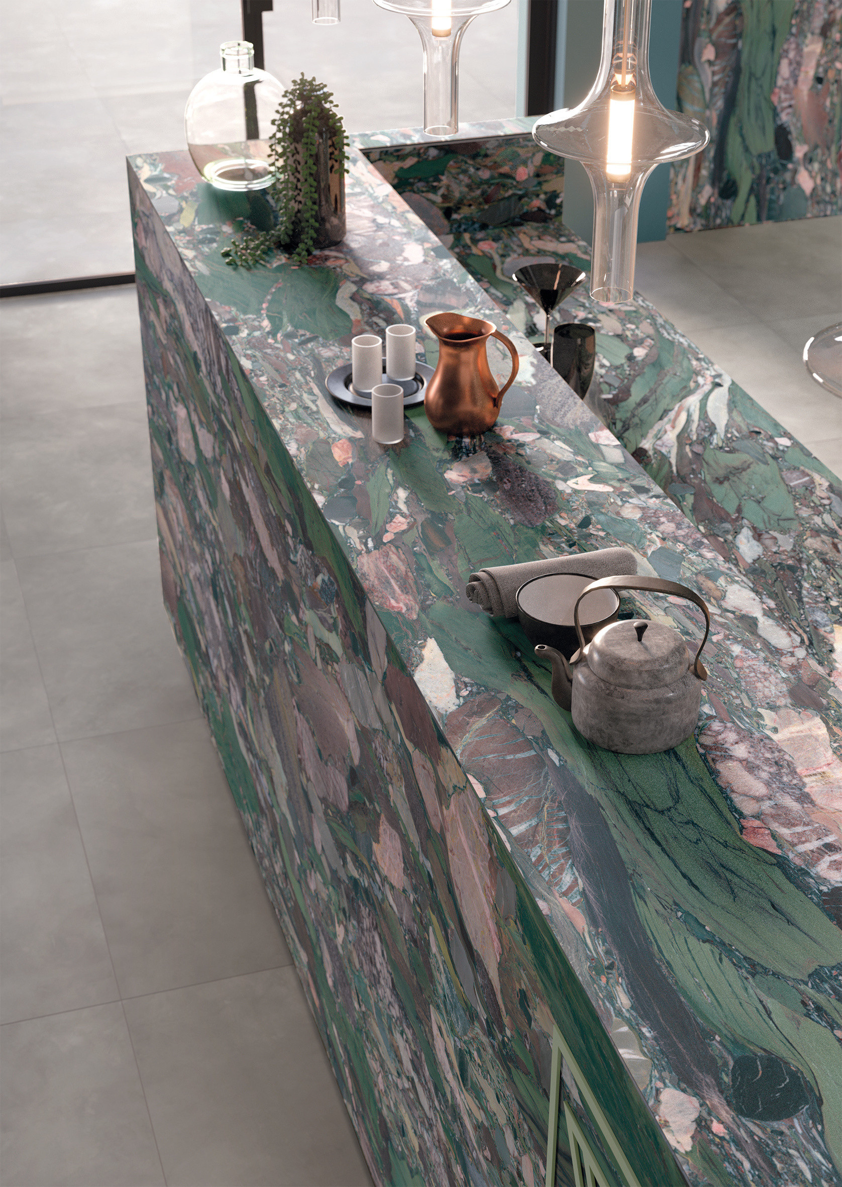 carrelage CLAY CL04 120x278 Restaurant mirage ceramiche