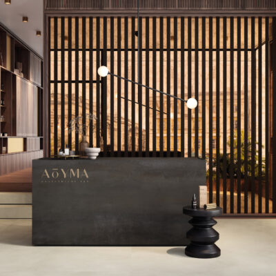 Emporio 225 Miroir Stripes 120x278 Hall Lobby