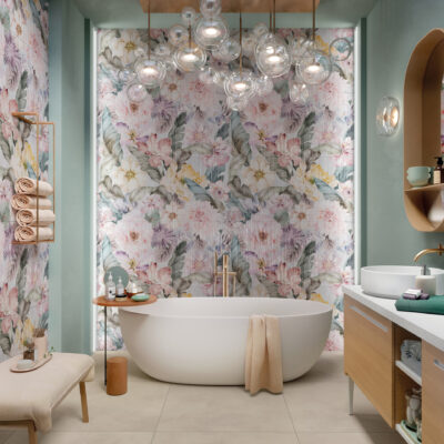 PAPIER MERVEILLE 60x120 Salle de bains