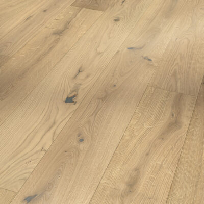 Parquet Chêne Classic 3060 lame large Vernis mat blanc