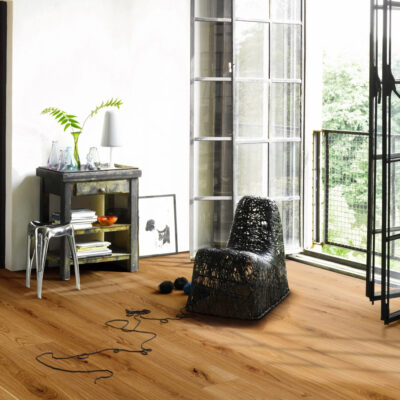 Parquet Chêne brossé Countryside Basic 11 5 lame large Texture brossée Huilé naturel parador