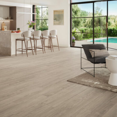 Parquet stratifié chêne mont Blanc gris Modern-Trendtime 1 parador