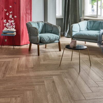 Parquet stratfié Chêne Skyline gris perle Townhouse Trendtime 3 parador