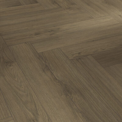 Parquet stratifié Chêne Mont Blanc brun foncé Modern Trendtime 3 parador