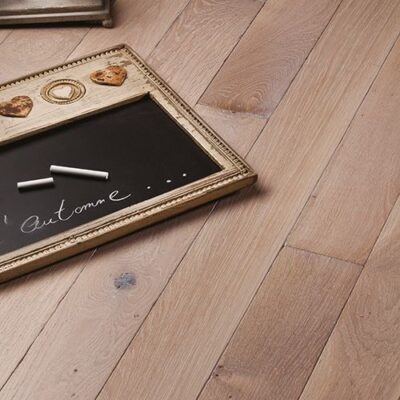 Parquet-PA 12 blanc largeur 110 mm contrecollé chêne TOP 4,5