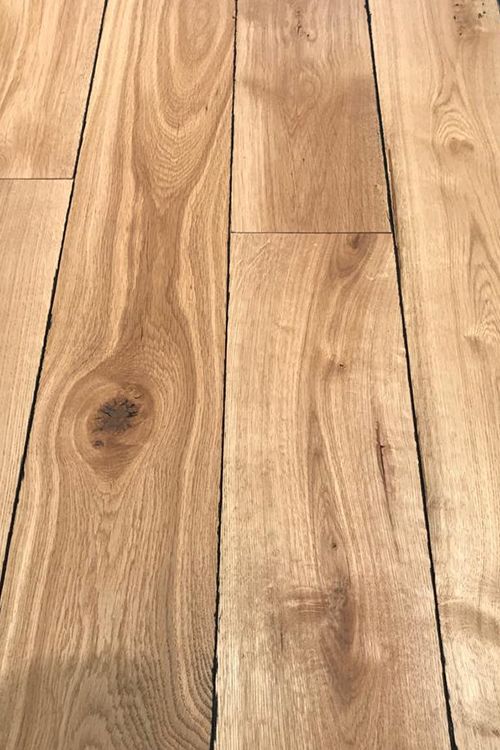 Parquet-PA 78 huilé arrêtes noires contrecollé chêne TOP 4,5