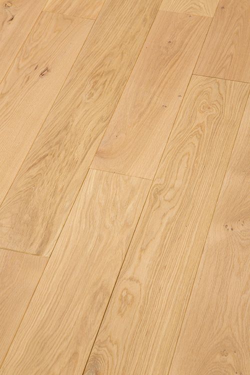 Parquet chêne massif 21mm Col.3409 Chêne Sélectionné poncé huilé blanc
