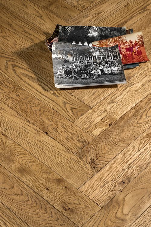 Parquet contrecollé chêne PA 5 Doré antique bâton rompu contrecollé chêne TOP 4,5