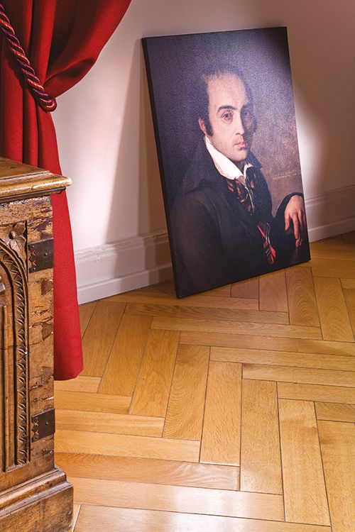 Parquet contrecollé chêne TOP 4,5 Chêne PR-bâton rompu verni