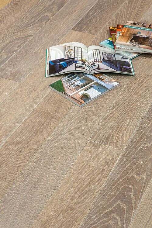 Parquet PA 086 gris dune 21 mm contrecollé chêne TOP 4,5