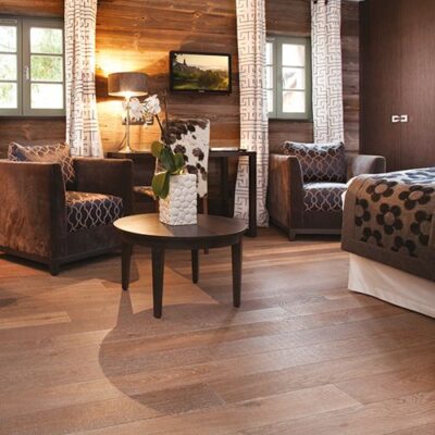 Parquet SC 608 Chêne scié misty grey largeur 150 mm TOP 3,2 3,4 monolame fini usine