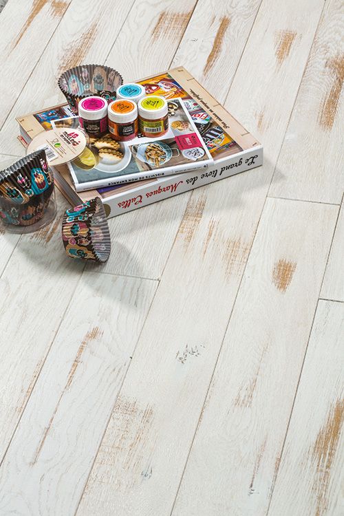 Parquet SC 619 chêne scié atelier blanc TOP 4