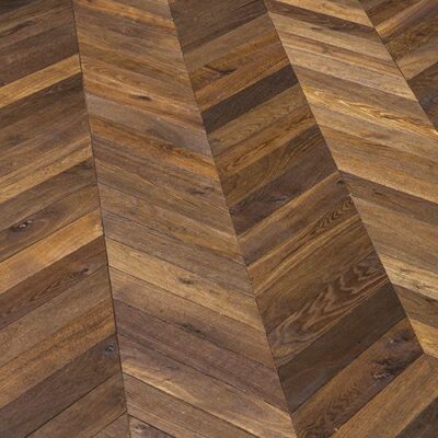 Parquet chêne massif Route 4 point de Hongrie 22x90x730 mm 21 mm